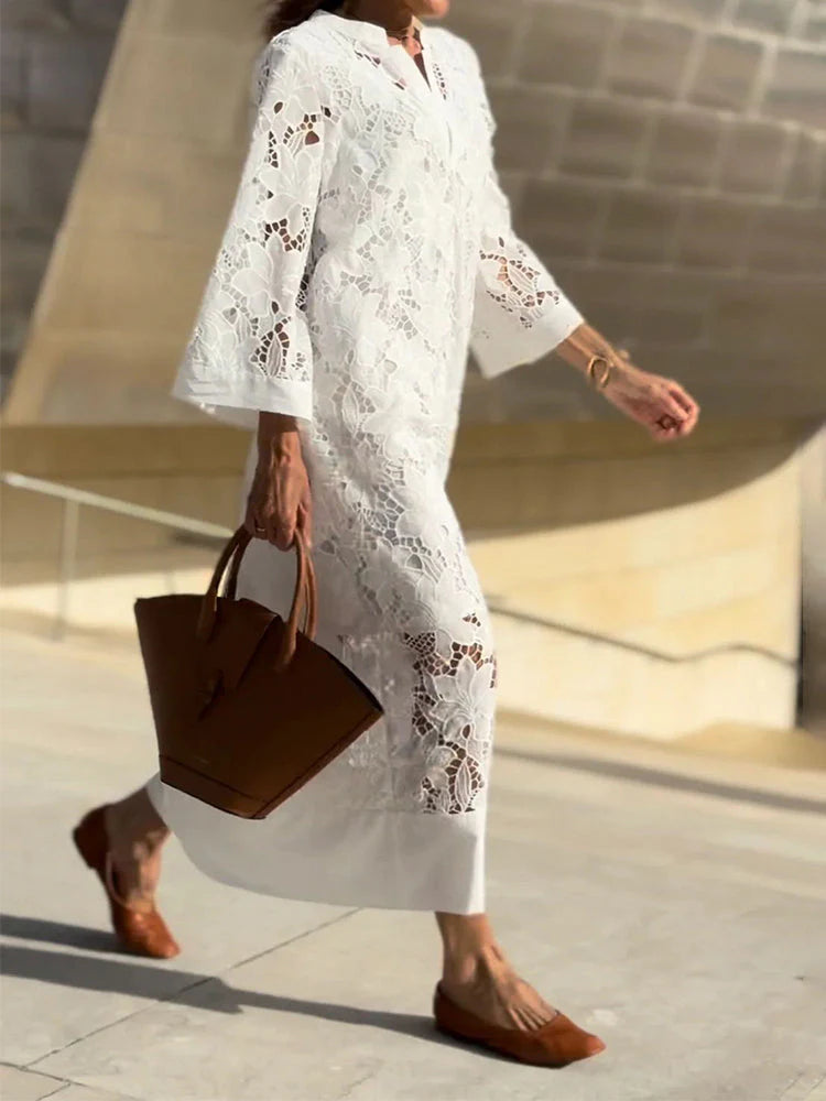 Blonde Maxi dress