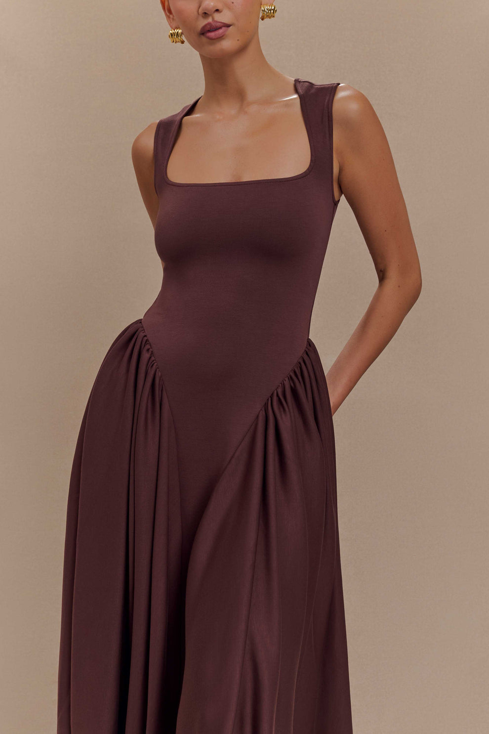 Coco drop waist maxi