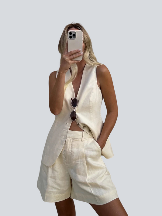 Linen Cozy Two Piece Set