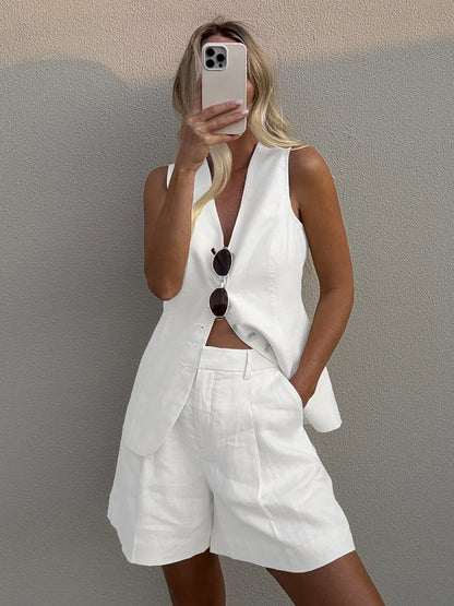 Linen Cozy Two Piece Set